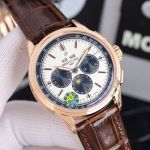 GF Factory Breitling 42MM Calfs Leather Watch Strap B25 Movement White Watch